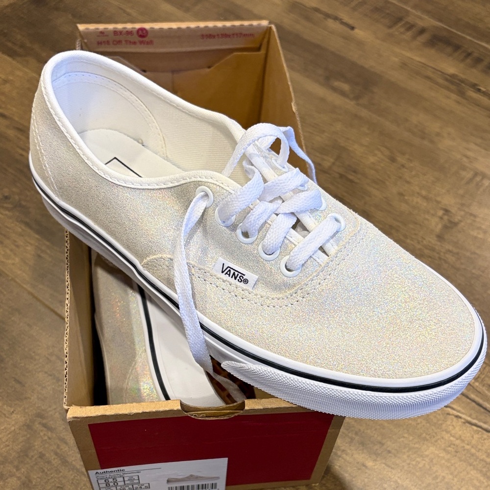 Iridescent authentic vans